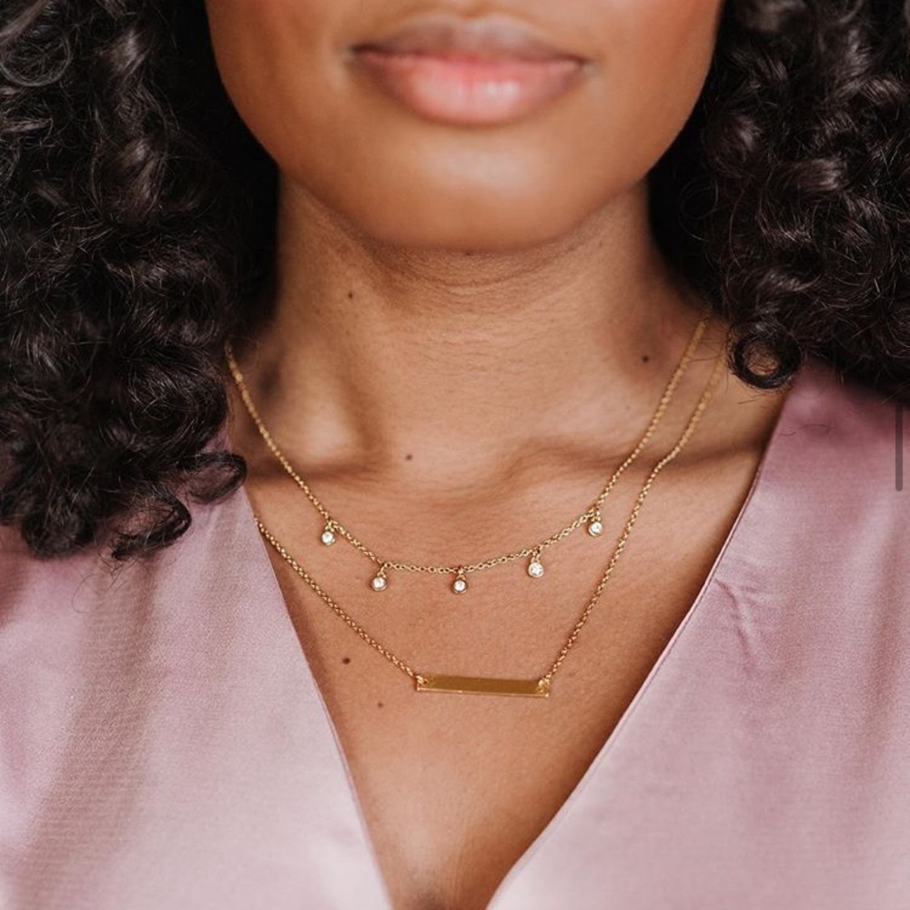 FREE IN BUNDLE Layered Gem Necklace
